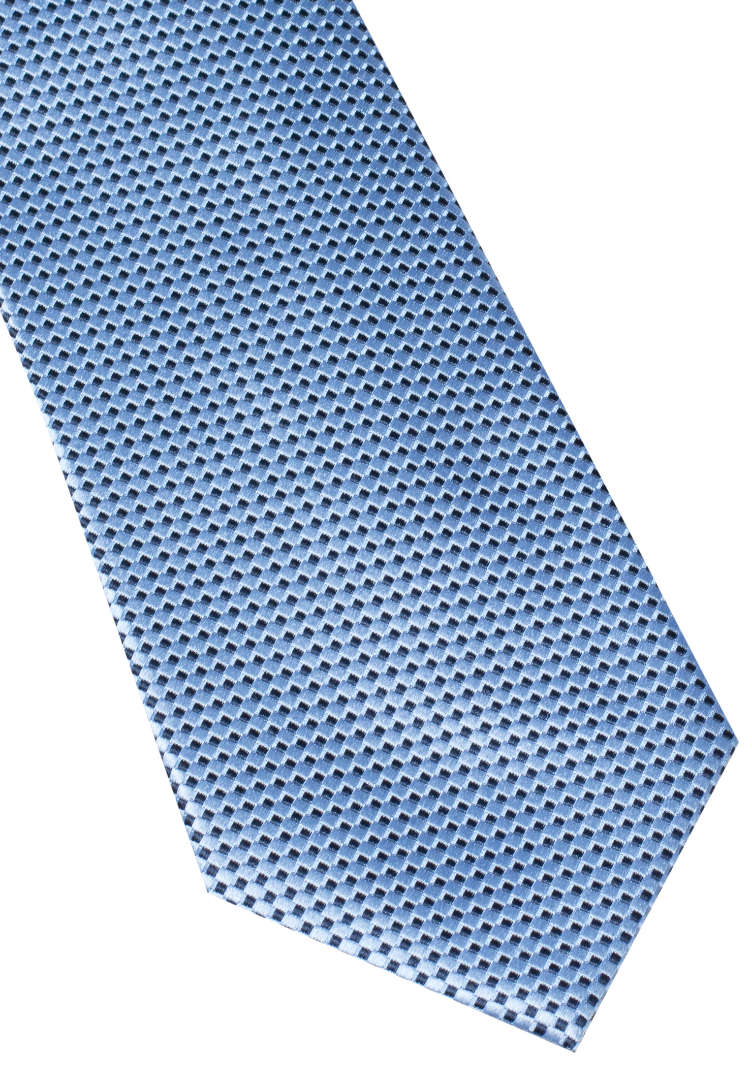 Cravate bleu clair structuré