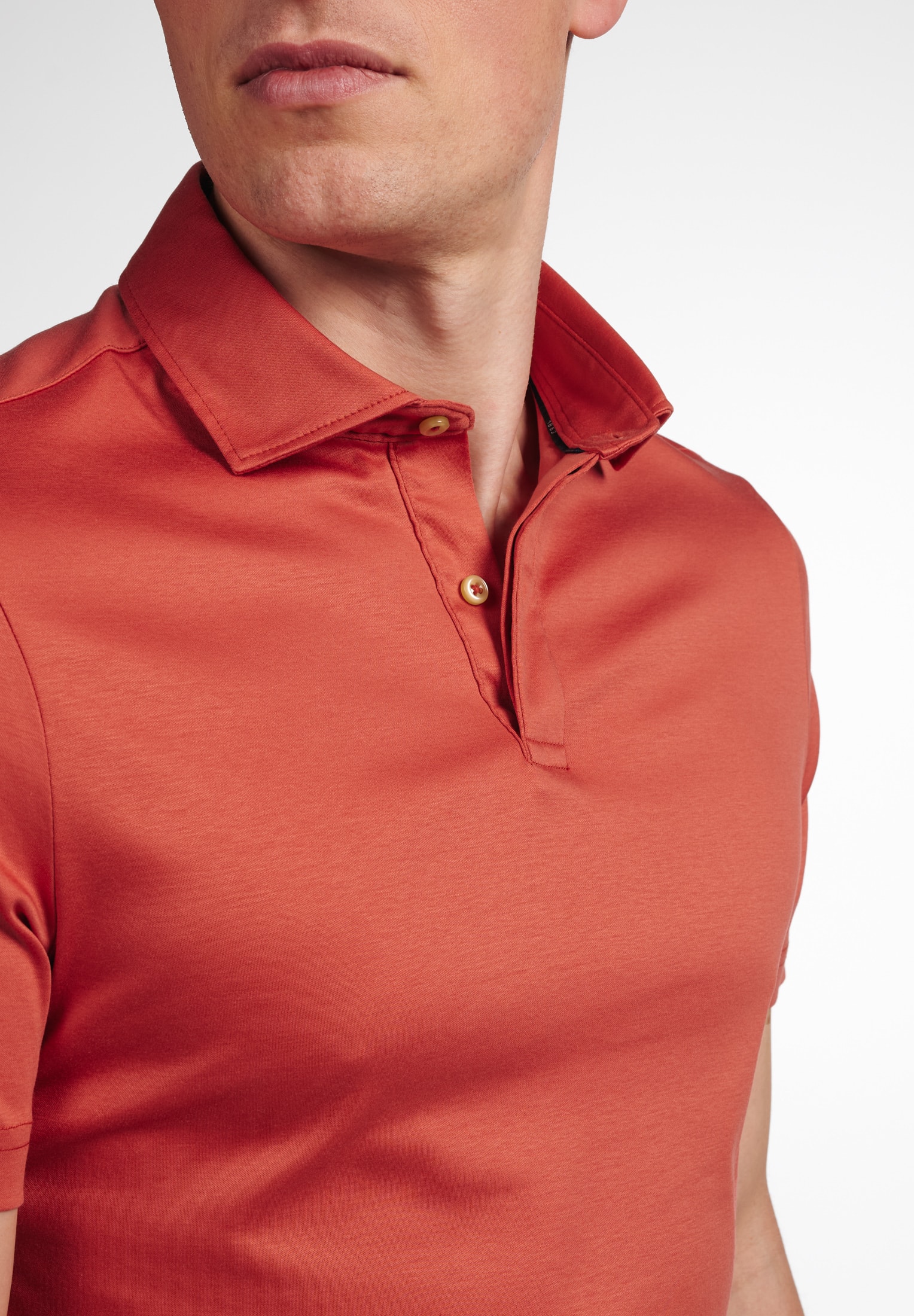 ETERNA Tailoring Shirt SLIM FIT | oranje | | mouw | 1SP00036-08-01-M-1/2