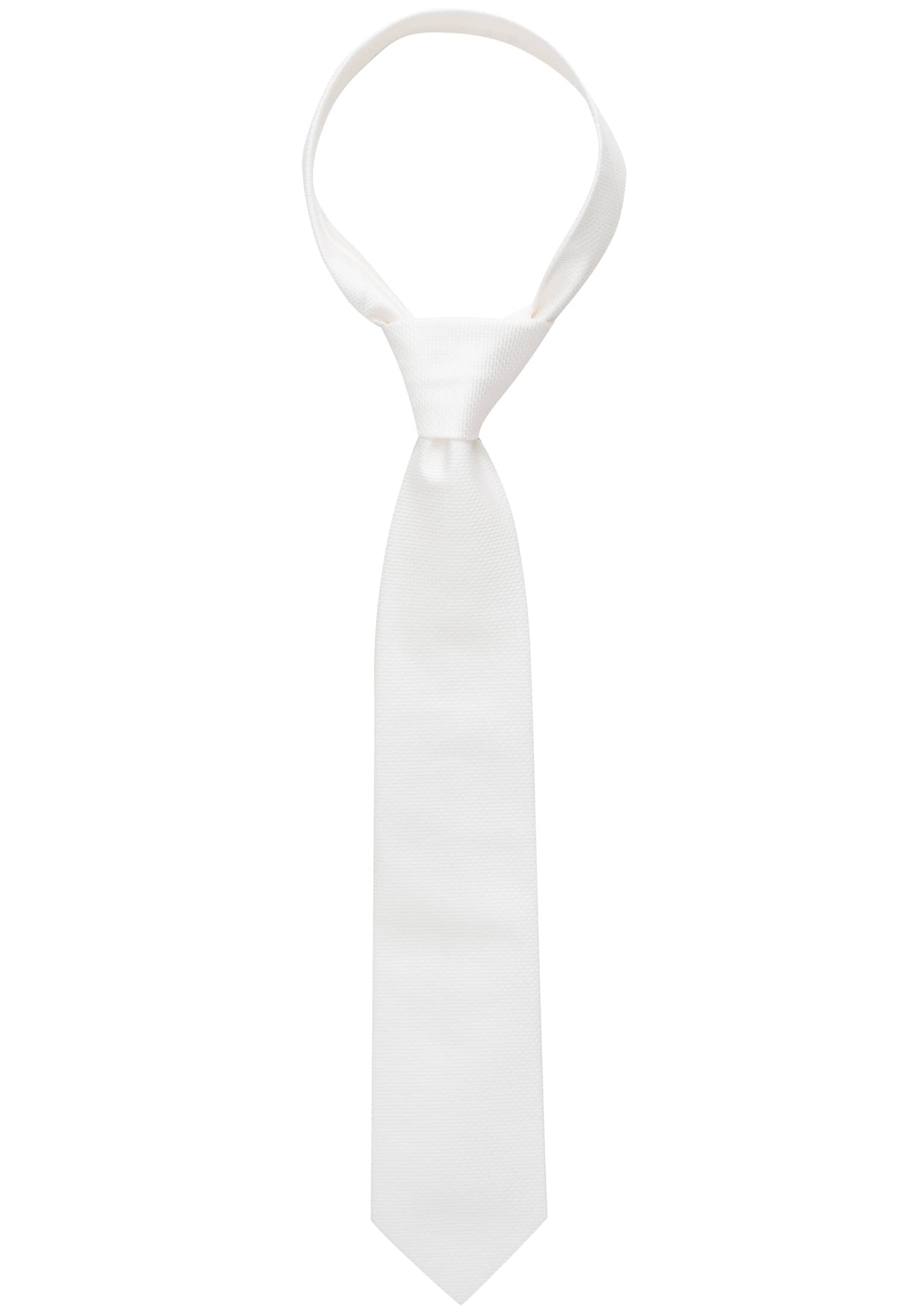 in | weiß strukturiert 1AC01866-00-01-160 | 160 | Krawatte weiß