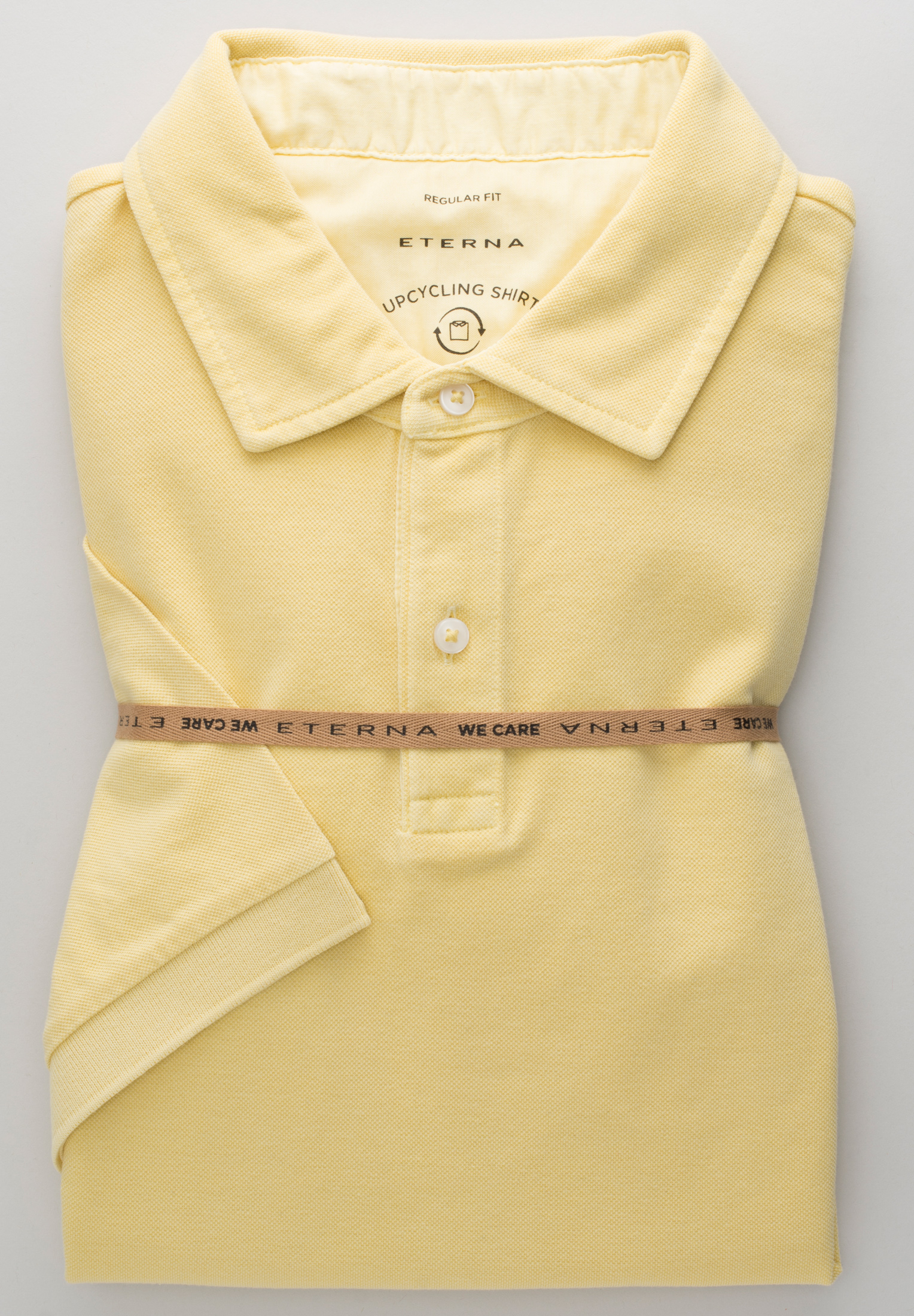 MODERN FIT Poloshirt in gelb unifarben | gelb | 6XL | Kurzarm |  1SP00087-07-01-6XL-1/2