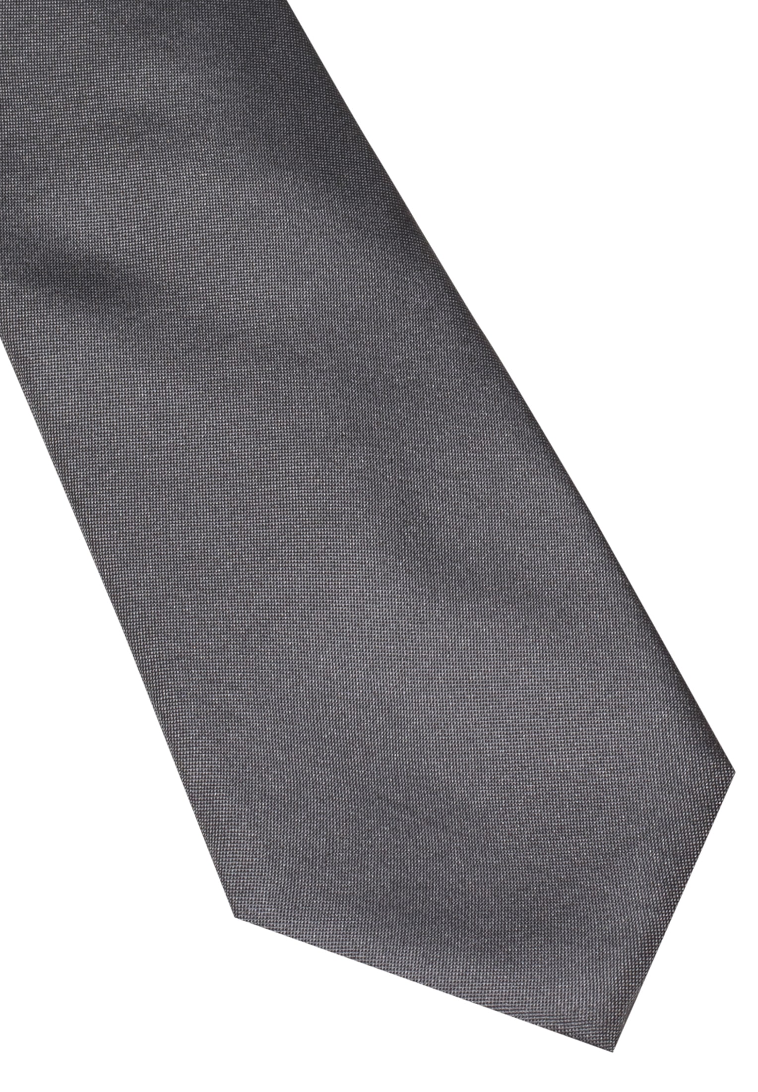 Tie in silver plain
