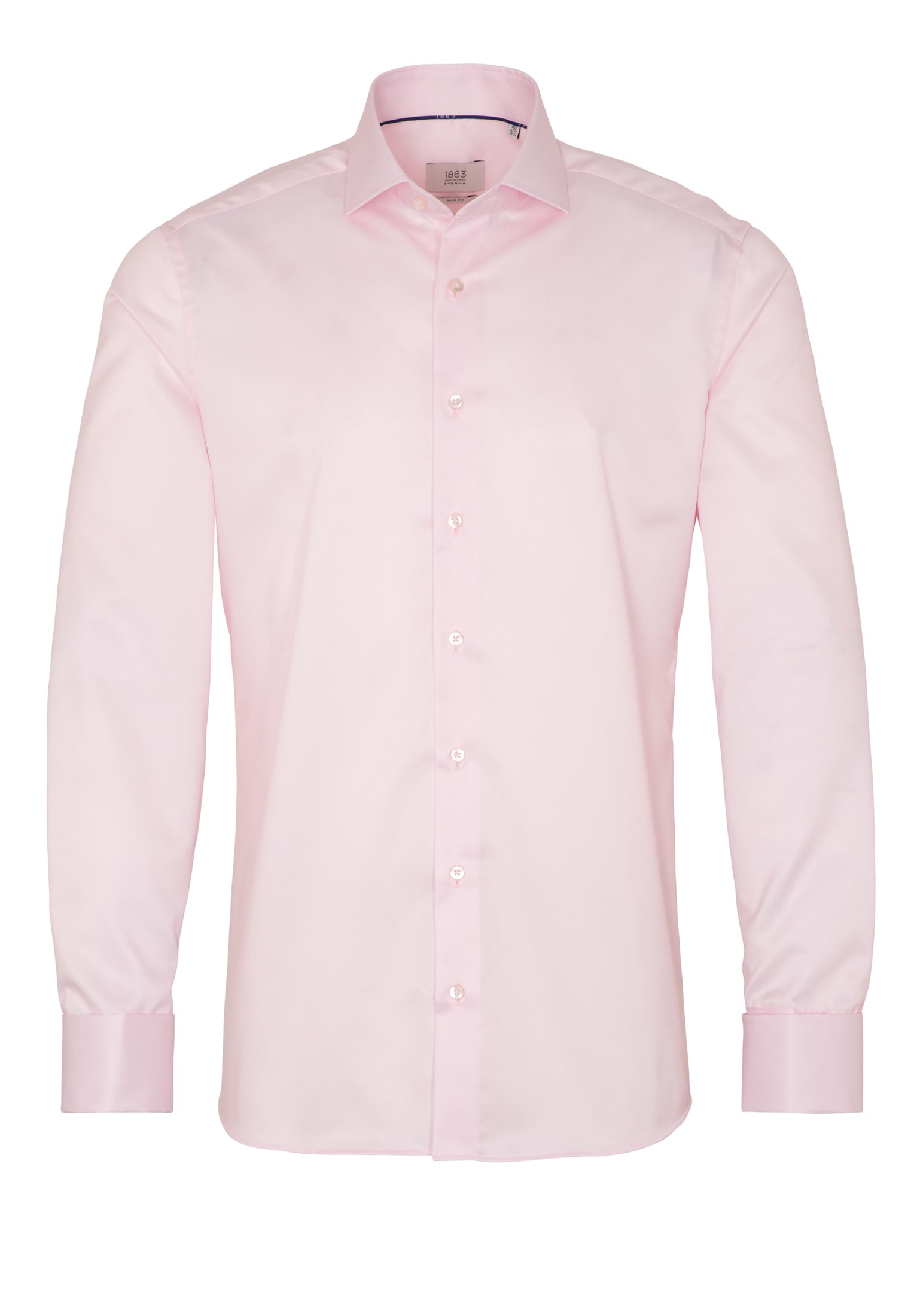 SLIM FIT Luxury Shirt in soft pink unifarben