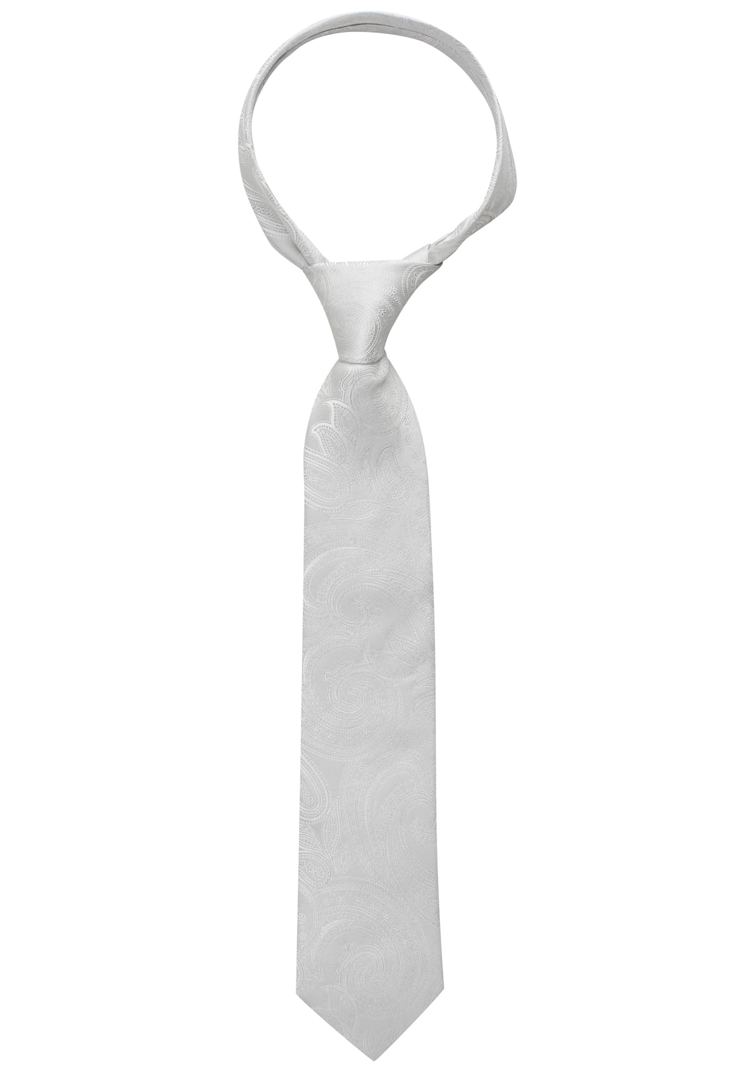Krawatte in silber gemustert | silber | 160 | 1AC01867-03-11-160