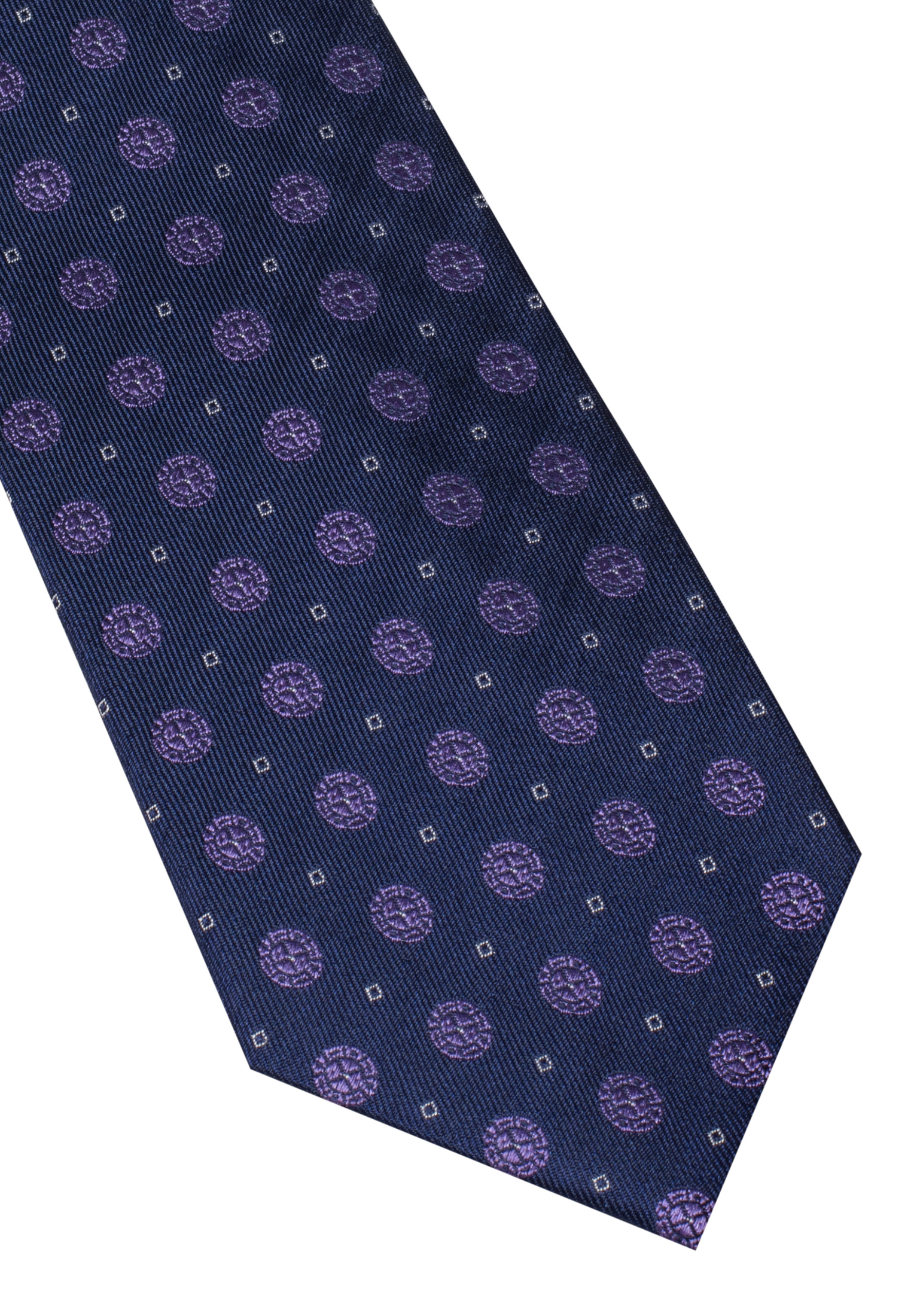Tie in purple patterned