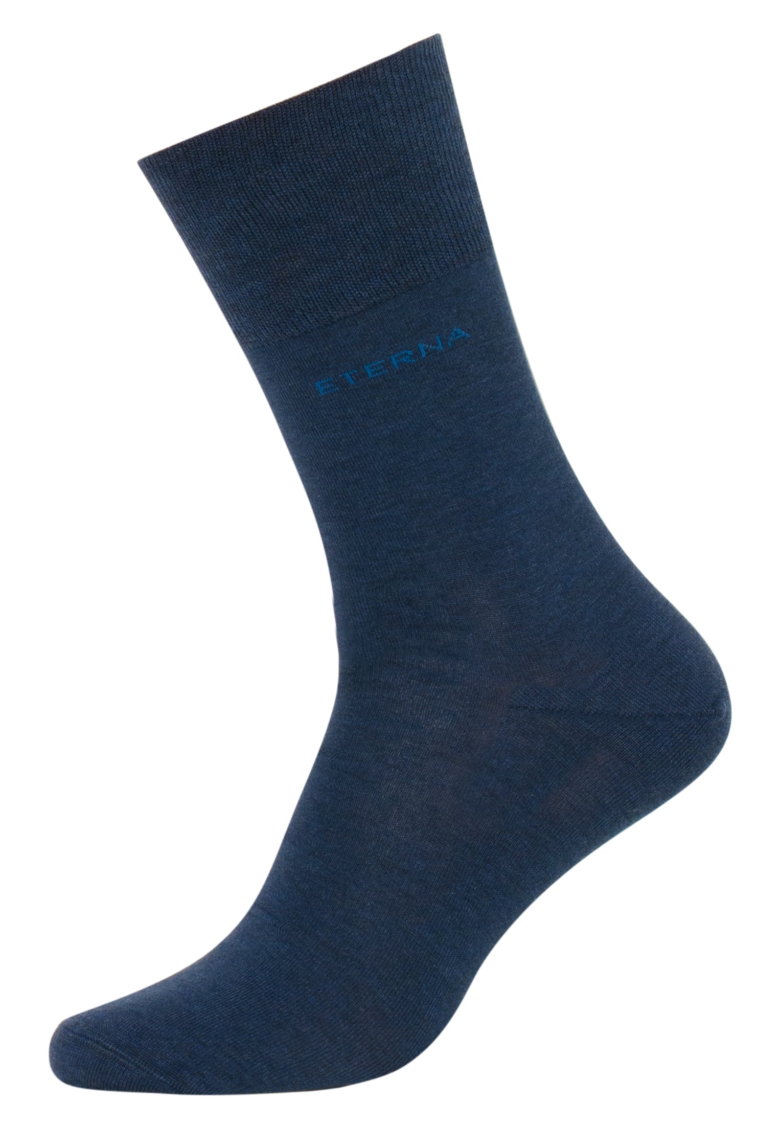 Socken in blau unifarben
