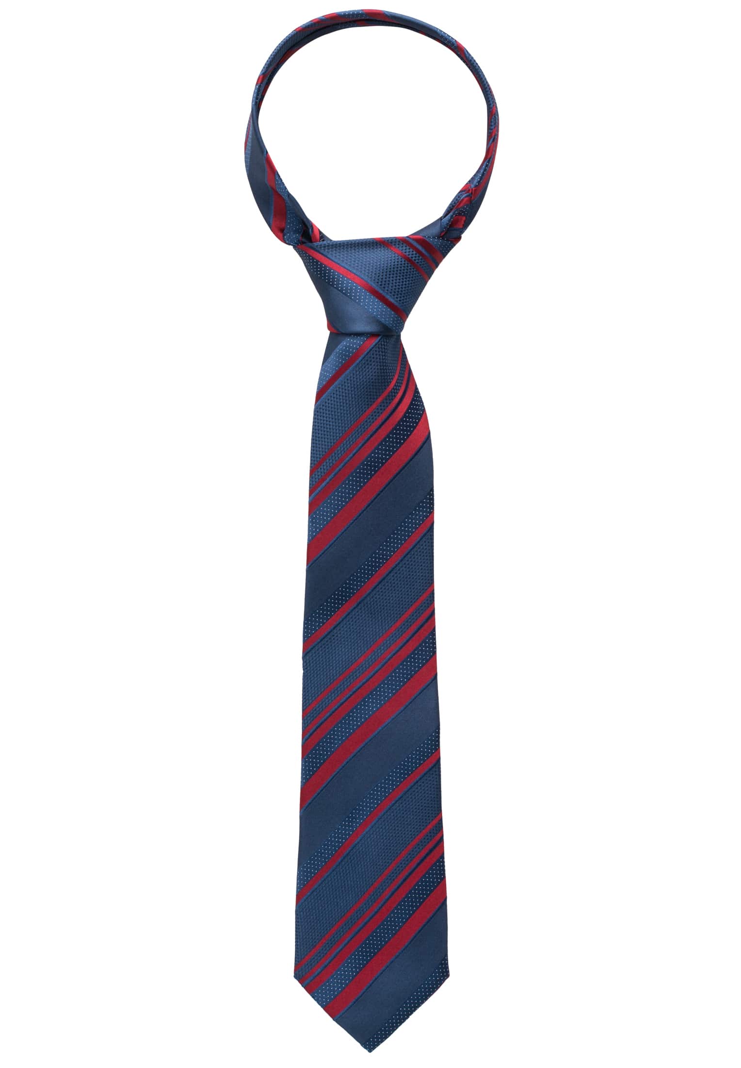 Krawatte in navy gestreift | 142 navy 1AC00408-01-91-142 | 
