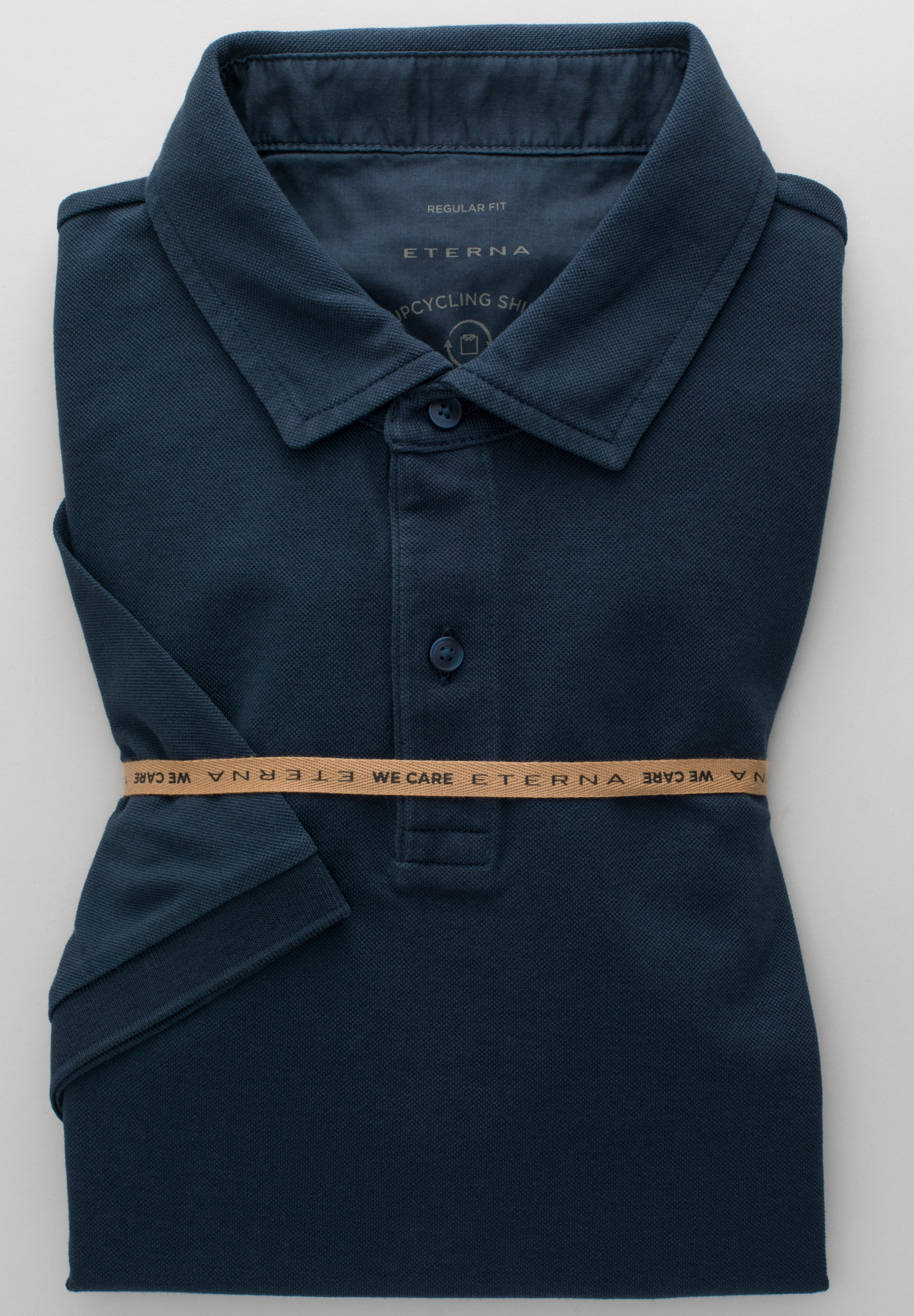 MODERN FIT Poloshirt in dunkelblau unifarben | dunkelblau | M | Kurzarm |  1SP00087-01-81-M-1/2