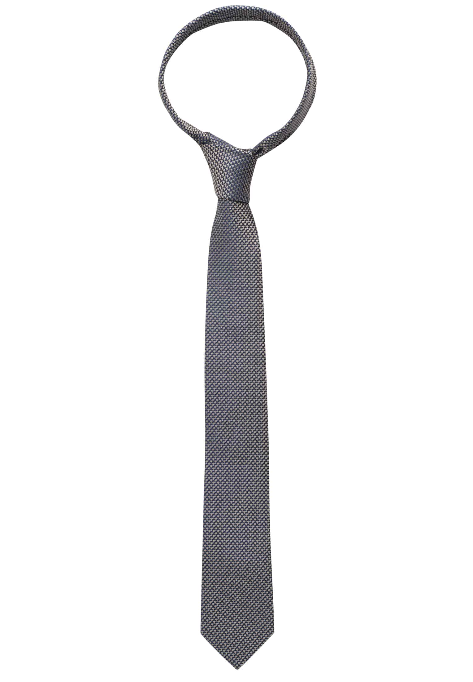 Krawatte in beige strukturiert