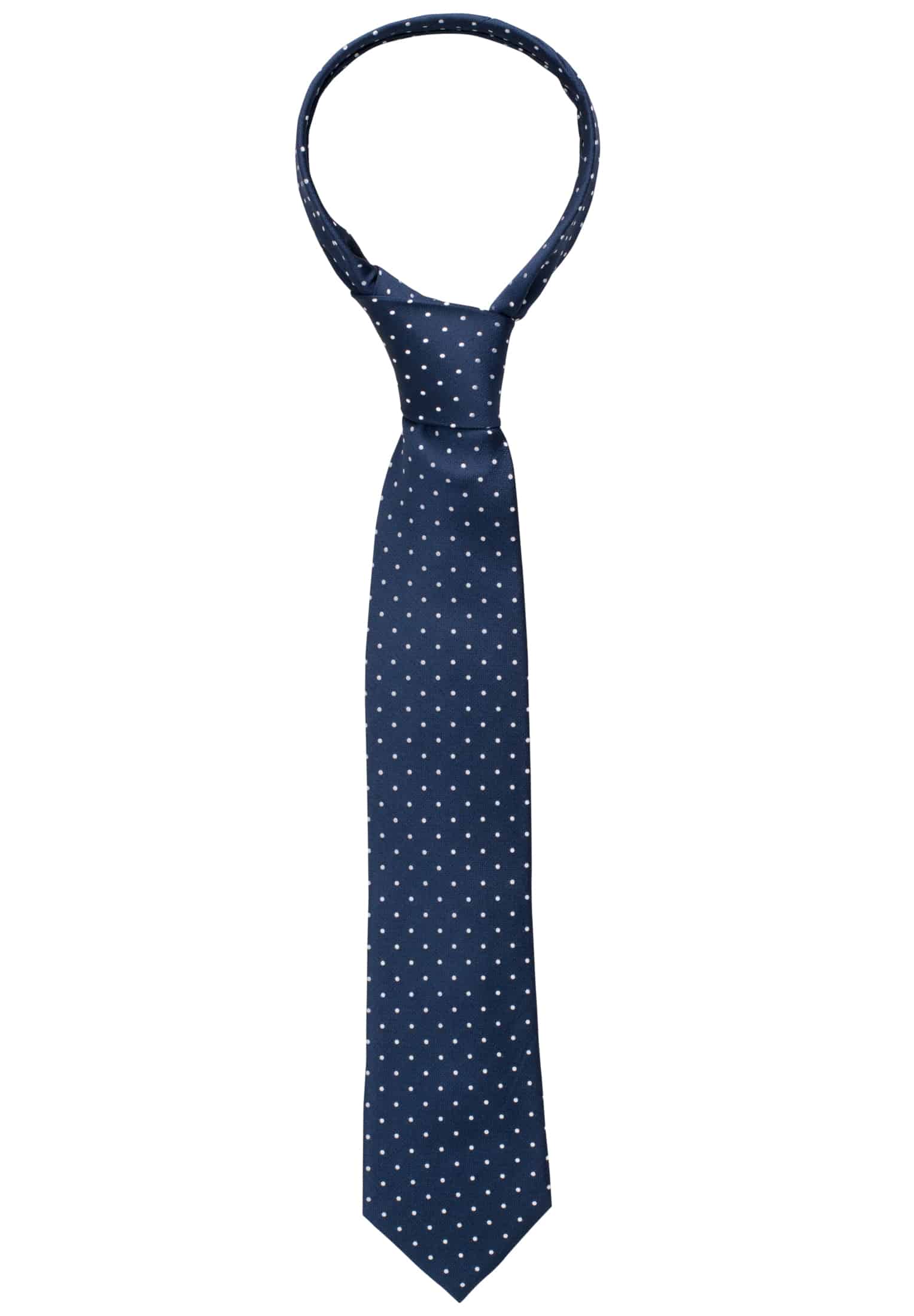 Cravate Bleu marine tacheté