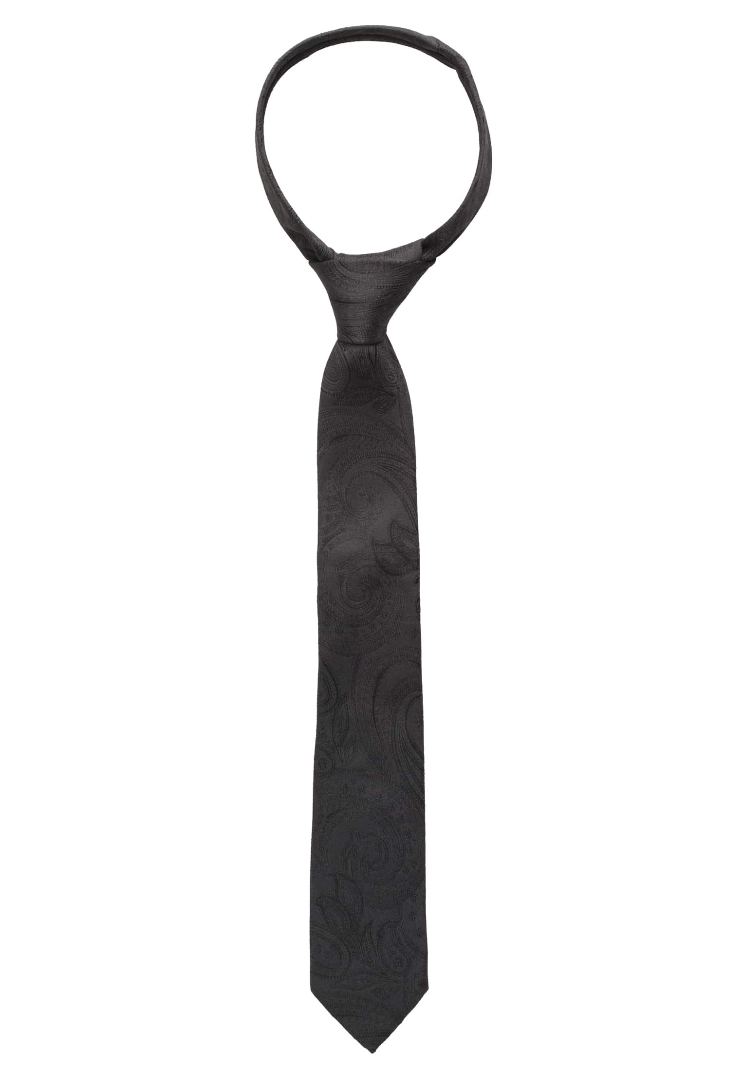Krawatte in schwarz gemustert | schwarz | 160 | 1AC01869-03-91-160