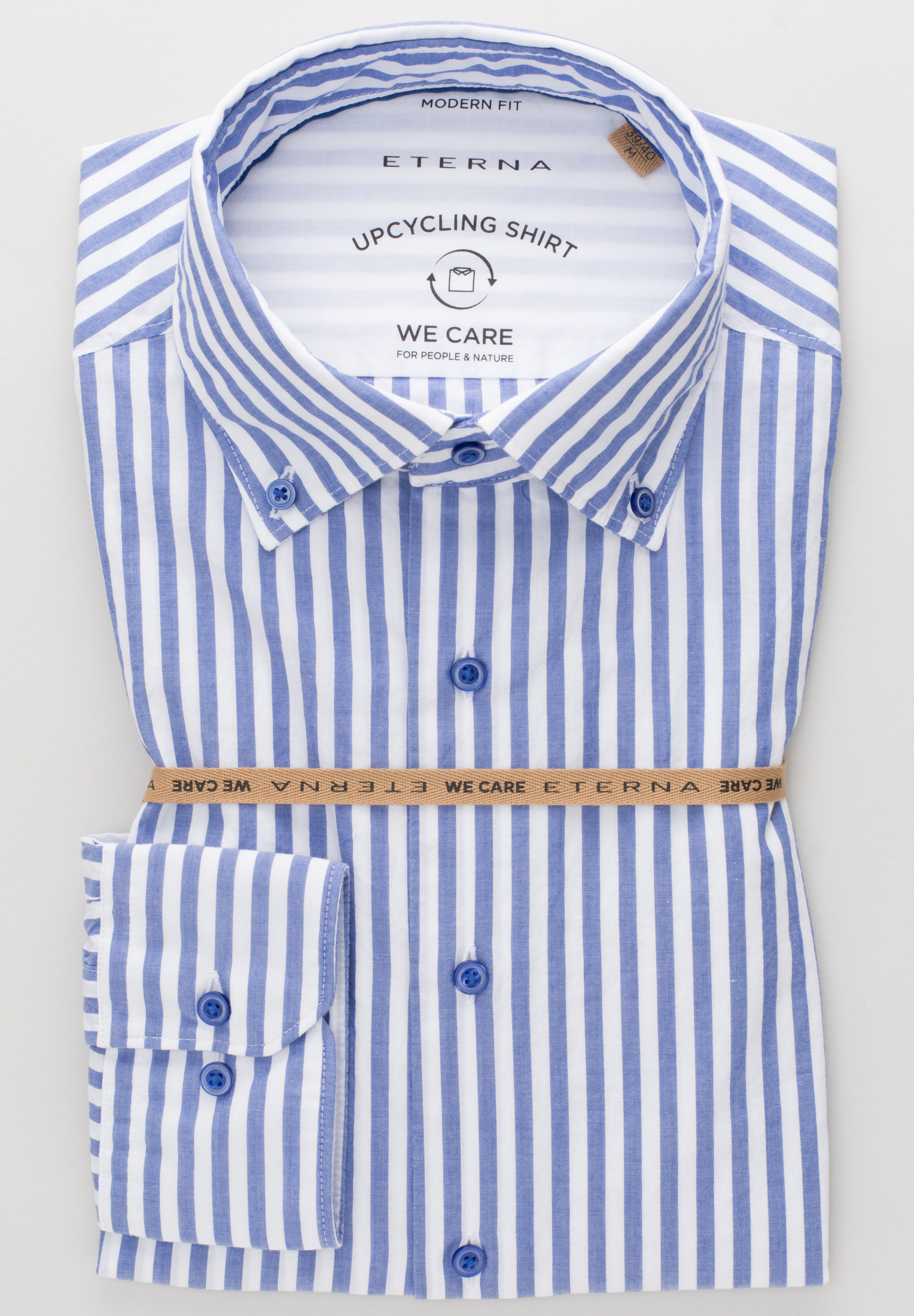 blue | in 1SH02018-01-41-XL-1/1 XL sleeve | striped long | blue | REGULAR FIT Shirt