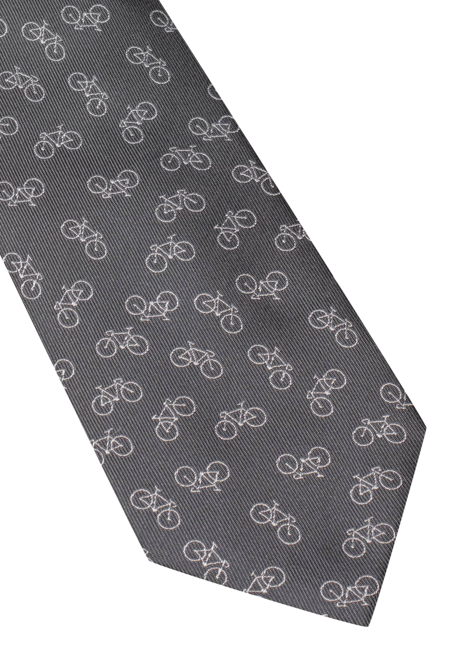 Tie in anthracite patterned
