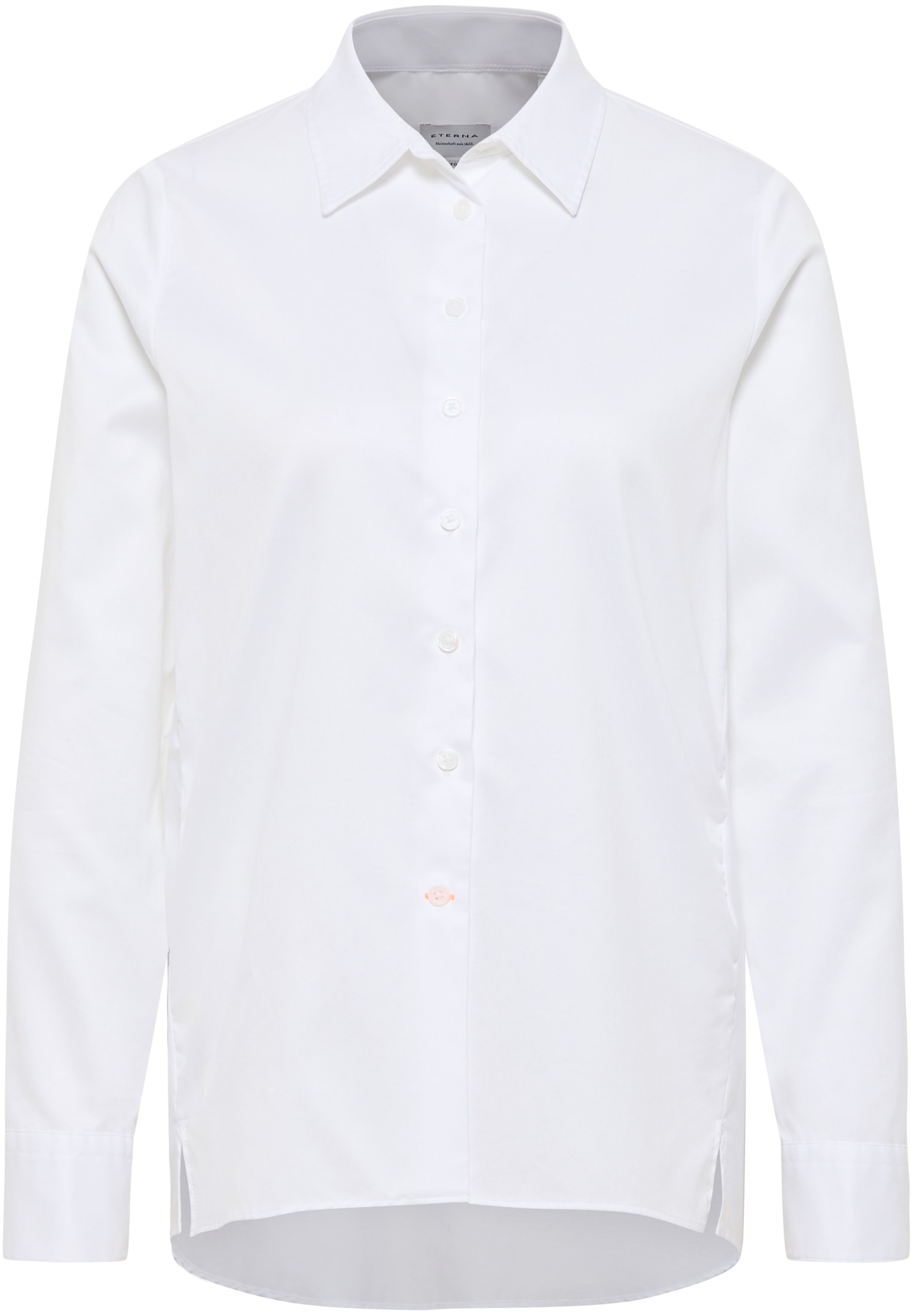 Shirt unifarben | | in Bluse off-white off-white 2BL00664-00-02-34-1/1 Langarm Luxury Soft | 34 |
