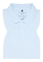 MODERN FIT Polo shirt in light blue plain