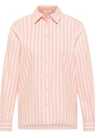Oxford Shirt Blouse in mandarin striped