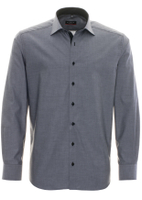 MODERN FIT Shirt in anthracite plain