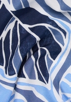 tunic in indigo printed