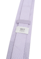 Tie in white/purple striped