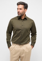 MODERN FIT Cover Shirt in jade unifarben