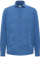 COMFORT FIT Shirt in smoke blue plain