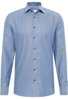 SLIM FIT Shirt in blue-gray structured