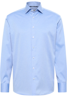 MODERN FIT Cover Shirt in blue plain