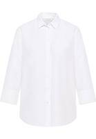 Linen Shirt Blouse blanc uni