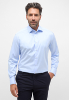COMFORT FIT Luxury Shirt in hellblau unifarben
