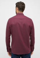 MODERN FIT Shirt in wine red plain
