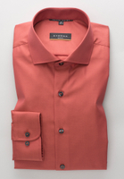 SLIM FIT Cover Shirt in red plain