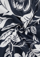 tunic in navy printed