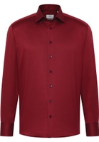 COMFORT FIT Luxury Shirt in ruby plain