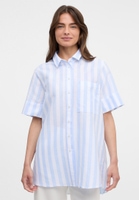 shirt-blouse in light blue striped