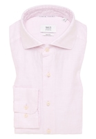 SLIM FIT Linen Shirt in rosa unifarben