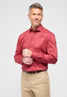 SLIM FIT Performance Shirt in rot unifarben