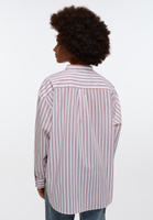 shirt-blouse in hazelnut striped