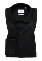 COMFORT FIT Jersey Shirt in zwart vlakte