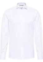 SLIM FIT Cover Shirt in white plain