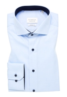 MODERN FIT Cover Shirt in light blue plain