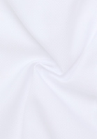 Hemdbluse in weiß strukturiert