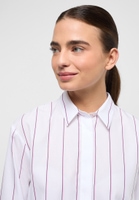shirt-blouse in lavender striped