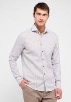 SLIM FIT Shirt in khaki striped