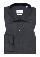 SLIM FIT Shirt in anthracite structured