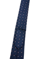 Tie in navy spotted