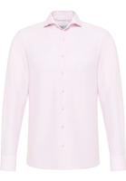 SLIM FIT Linen Shirt in roze vlakte