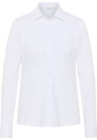 Jersey Shirt Blouse in white plain