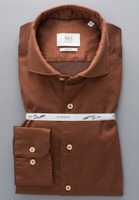SLIM FIT Soft Luxury Shirt in caramel plain