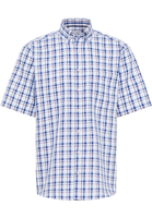 COMFORT FIT Shirt in aqua checkered