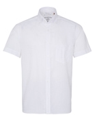 REGULAR FIT Overhemd in wit vlakte