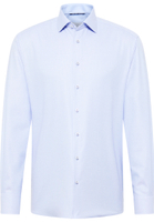 COMFORT FIT Shirt in medium blue structured